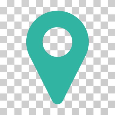 Harita işaretleyici vektör simgesi