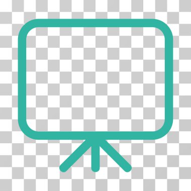 Sunum ekranı vektör simgesi