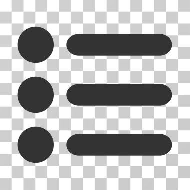 Öğeleri vektör simgesi