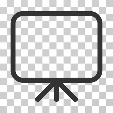 Sunum ekranı vektör simgesi