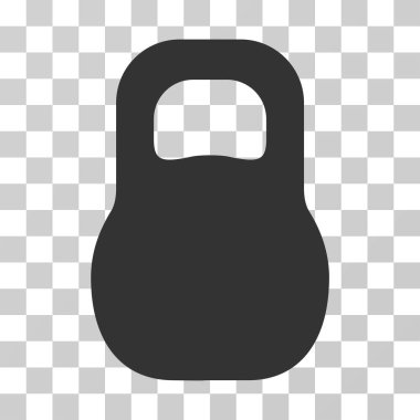 Ağırlık demir vektör simgesi