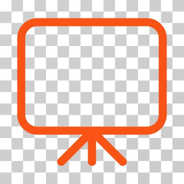 Sunum ekranı vektör simgesi