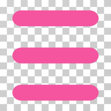 Menü öğeleri vektör simgesi