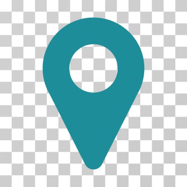 Harita işaretleyici vektör simgesi