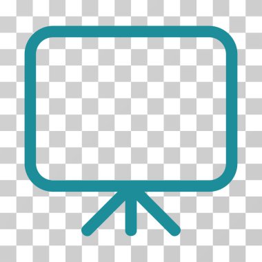 Sunum ekranı vektör simgesi