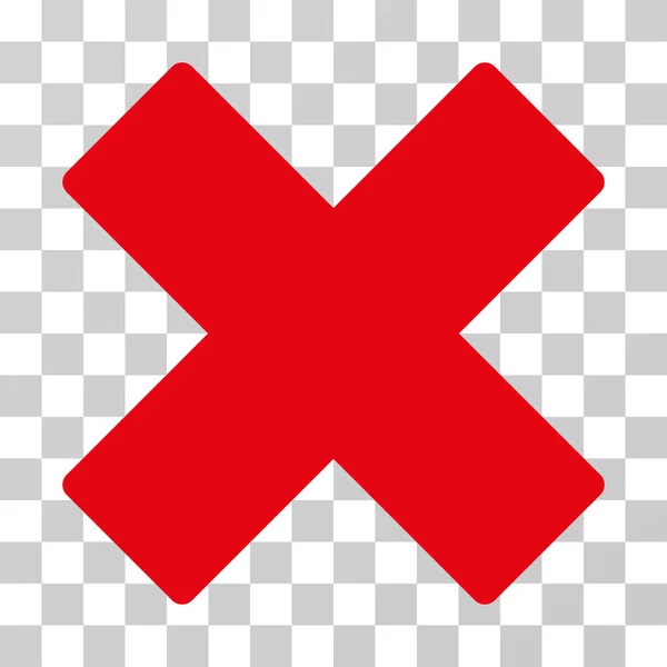 Delete X-Cross Vector Icon — Stock Vector