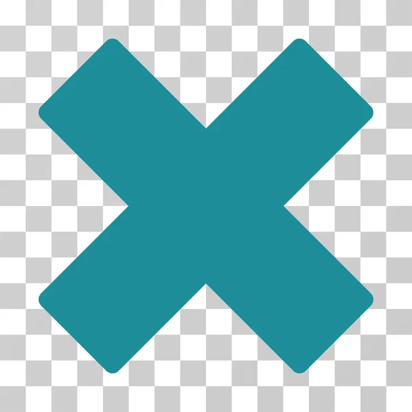 X-cross Vektor-Symbol löschen — Stockvektor