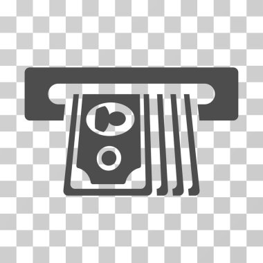 ATM ekleme nakit vektör simgesi