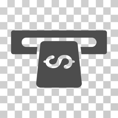 Bankacılık makine vektör simgesi