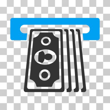 Bankamatiğe Terminal vektör simgesi