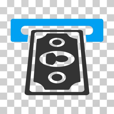 Bankamatiğe Terminal vektör simgesi