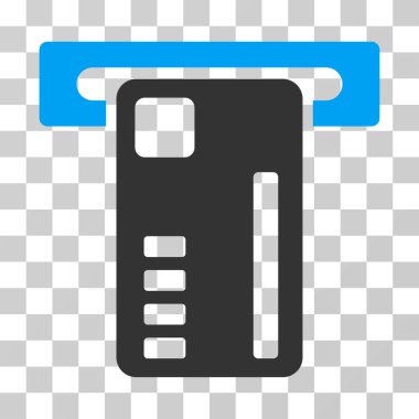 Bilet makine vektör simgesi