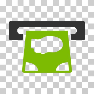 ATM ödeme vektör simgesi