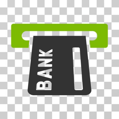Banka Atm vektör simgesi