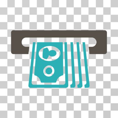 ATM ekleme nakit vektör simgesi