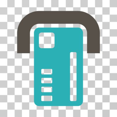 ATM makine vektör simgesi