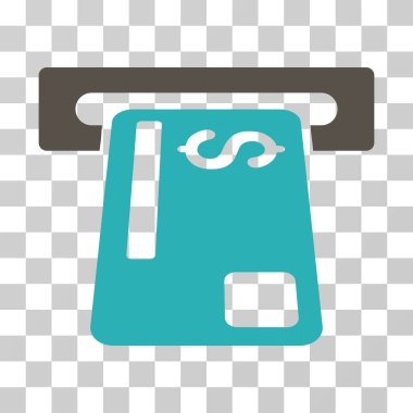 Banka kartı Terminal vektör simgesi