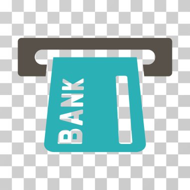 Banka Atm vektör simgesi