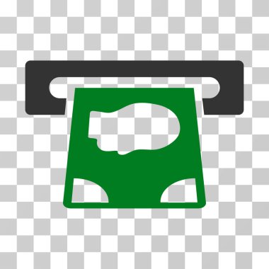 ATM ödeme vektör simgesi