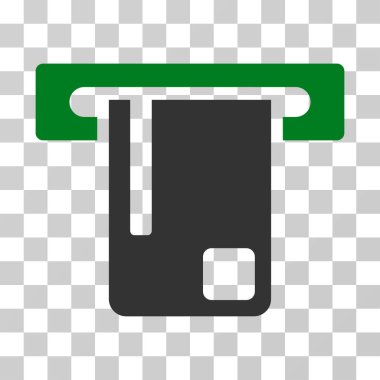 Banka Atm vektör simgesi