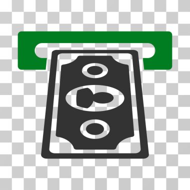 Bankamatiğe Terminal vektör simgesi