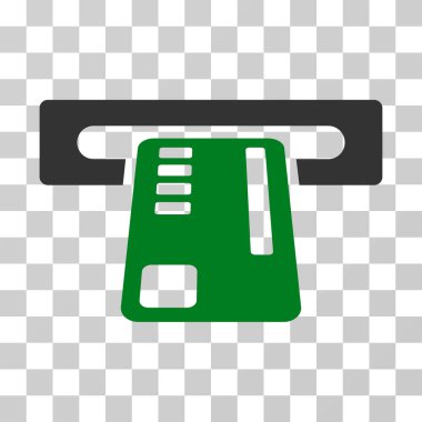 Bilet makine vektör simgesi