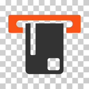 Banka Atm vektör simgesi