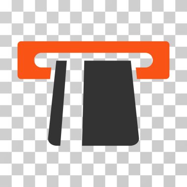 Banka kartı Terminal vektör simgesi