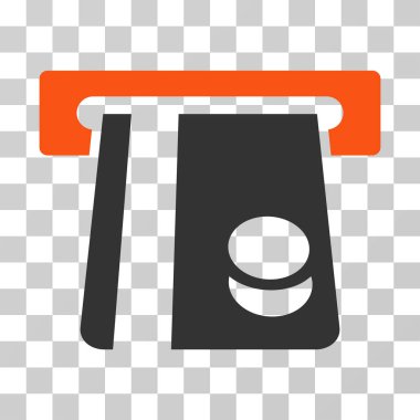 Banka kartı Terminal vektör simgesi