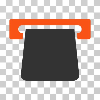 bank terminal vektör simgesi