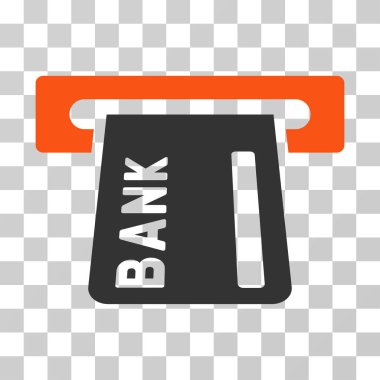 Banka Atm vektör simgesi