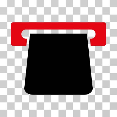 bank terminal vektör simgesi