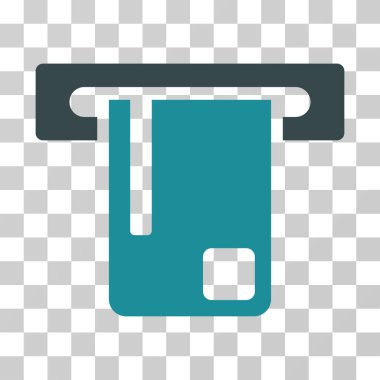 Banka Atm vektör simgesi