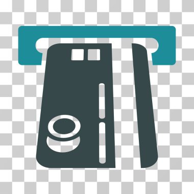 Banka Atm vektör simgesi