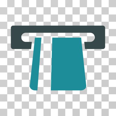 Banka kartı Terminal vektör simgesi