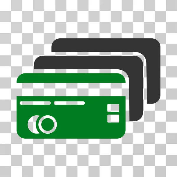 Cartes bancaires Icône vectorielle — Image vectorielle