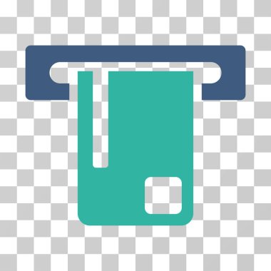 Banka Atm vektör simgesi