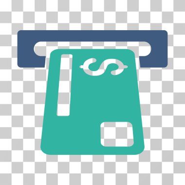 Banka kartı Terminal vektör simgesi