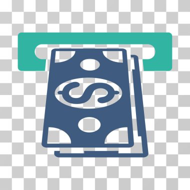 Geri nakit vektör simgesi