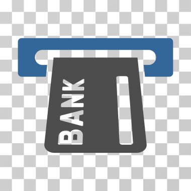 Banka Atm vektör simgesi