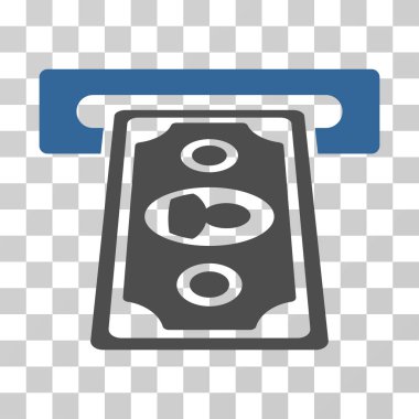 Bankamatiğe Terminal vektör simgesi