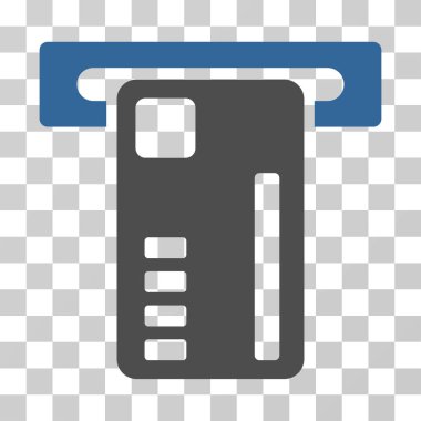 Bilet makine vektör simgesi