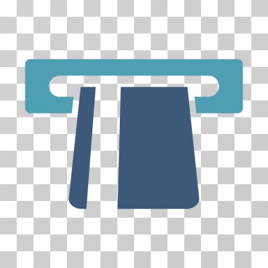 Banka kartı Terminal vektör simgesi