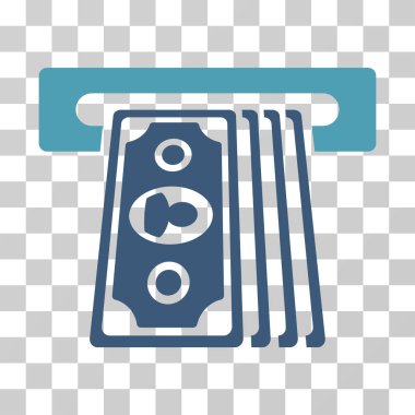 Bankamatiğe Terminal vektör simgesi