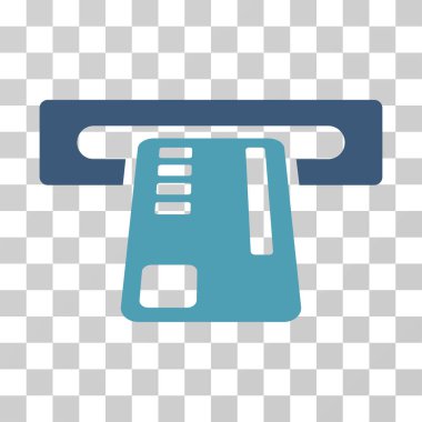 Bilet makine vektör simgesi