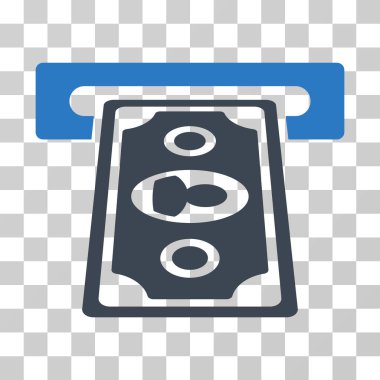 Bankamatiğe Terminal vektör simgesi