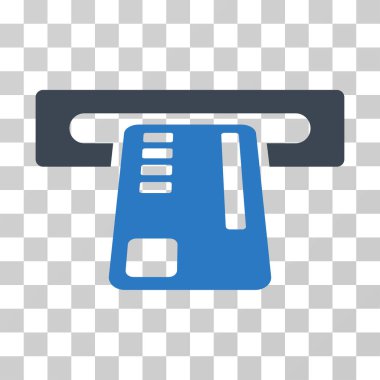 Bilet makine vektör simgesi