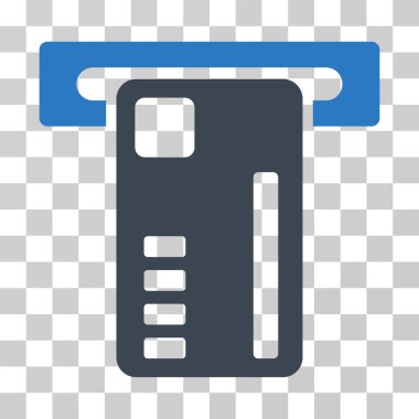 Bilet makine vektör simgesi