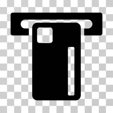 ATM makine vektör simgesi