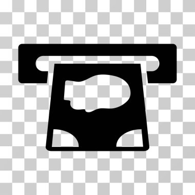 ATM ödeme vektör simgesi